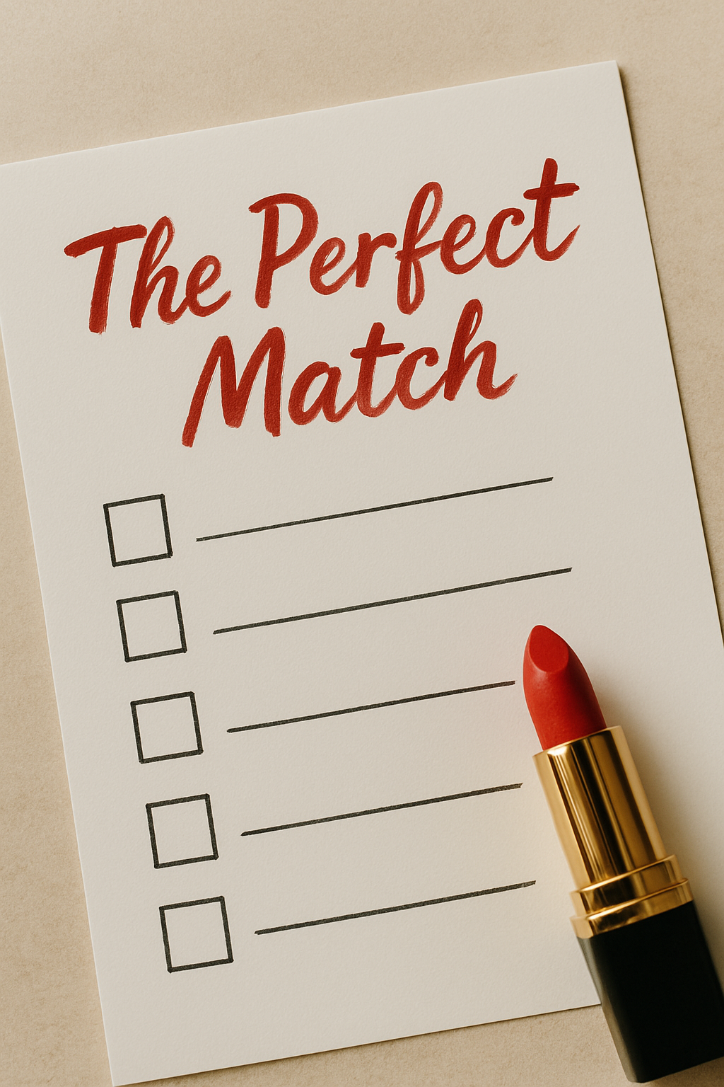 The Myth of the Perfect Match : Ep1 – A Checklist Folded in Half